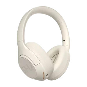Black Shark V2 Wireless Headphones, 100 Hour Playtime, Bluetooth 5.4, White