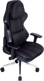 Cooler Master Caliber X2 Ergonomic Gaming Chair, Aluminum Base, 4D Armrests, Larger Backrest, 180° Recline, Black, CMI-GCX2-BK - Image 2