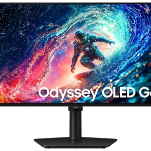 Samsung G61SH 27" OLED QHD Monitor, 240Hz Refresh Rate & 0.03ms Response Time, Height Adjustable, FreeSync Premium, Black, LS27HG612SMXUE, Engage Exclusive