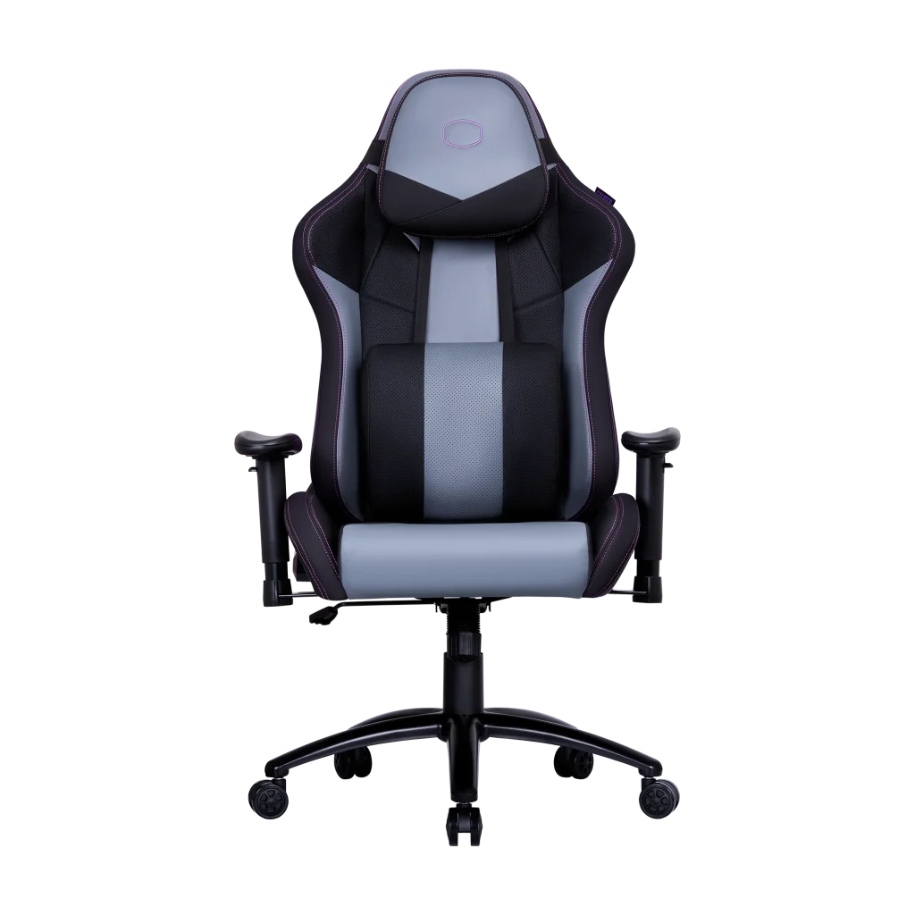 Cooler Master Caliber R3 Gaming Chair, Steel Frame, Wider Seat, 2D Armrests and Full 180° Recline, 150 kg load, Black-Grey, CMI-GCR3-BK