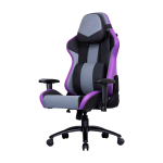 Cooler Master Caliber R3 Gaming Chair, Steel Frame, Wider Seat, 2D Armrests and Full 180° Recline, 150 kg load, Black-Grey-Purple, CMI-GCR3-PR - Image 3