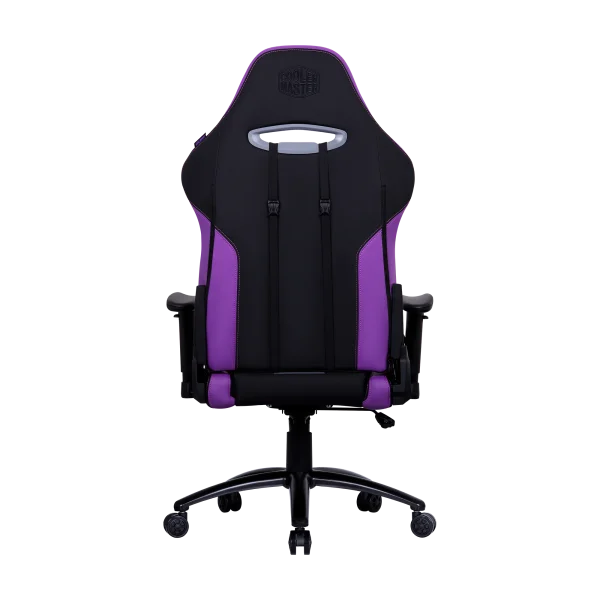 Cooler Master Caliber R3 Gaming Chair, Steel Frame, Wider Seat, 2D Armrests and Full 180° Recline, 150 kg load, Black-Grey-Purple, CMI-GCR3-PR - Image 7