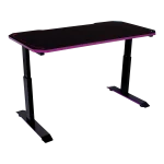 Cooler Master GD120 V1 Gaming Desk, 3 Level Hight Adjustment, 100kg Weight Capacity, Black/Purple, CMI-GD120-PRV1