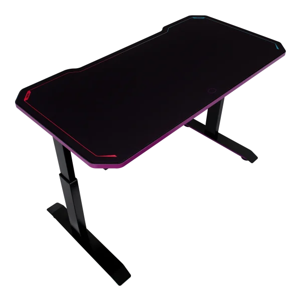 Cooler Master GD120 V1 Gaming Desk, 3 Level Hight Adjustment, 100kg Weight Capacity, Black/Purple, CMI-GD120-PRV1 - Image 5