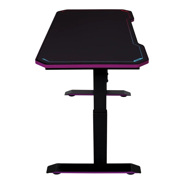 Cooler Master GD120 V1 Gaming Desk, 3 Level Hight Adjustment, 100kg Weight Capacity, Black/Purple, CMI-GD120-PRV1 - Image 10