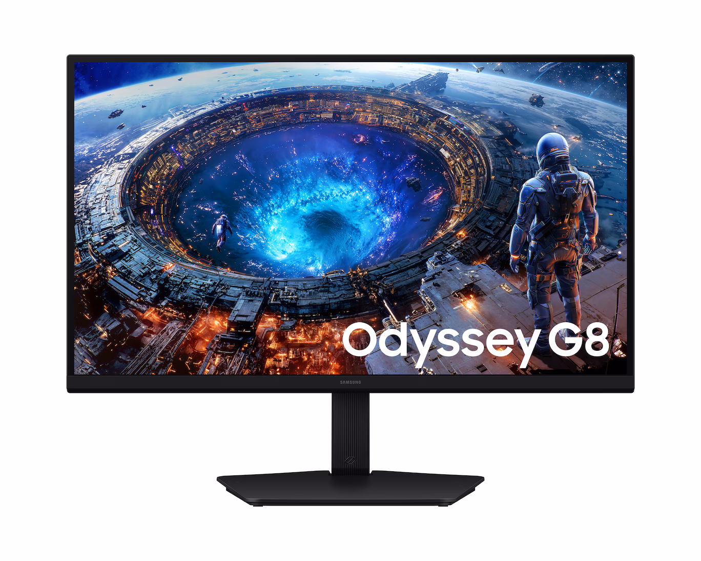 Samsung Odyssey G8 G80HF 27" Dual Mode Gaming Monitor, IPS Panel, 5K 180Hz / QHD 360Hz, 1ms Response Time, HDR10+ Gaming, AMD FreeSync™ Premium, NVIDIA® G-SYNC, Black, LS27HG806EFXUE, Engage Exclusive