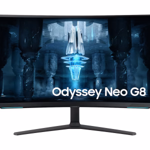 Samsung Odyssey Neo G8 32" 4K UHD Mini-LED Curved Gaming Monitor, 240Hz Refresh Rate, 1ms Response Time, AMD FreeSync Premium Pro, LS32BG850NMXUE