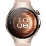 HUAWEI Watch 5, 46mm Smartwatch, Multi-Sensing X-TAP, Health MOT, Real-Time Fingertip Blood Oxygen, up to 11 Days Battery Life, eSIM, Aerospace-Grade Titanium Stainless Steel, iOS Android, Beige