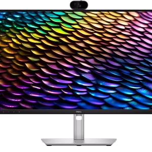 Dell Pro P 27 USB-C Hub Conferencing Monitor, QHD (2560 x 1440) Resolution, IPS Panel, 100Hz Refresh Rate, 5ms Response Time, Integrated Webcam, Integrated Speakers, Silver, P2726DEB