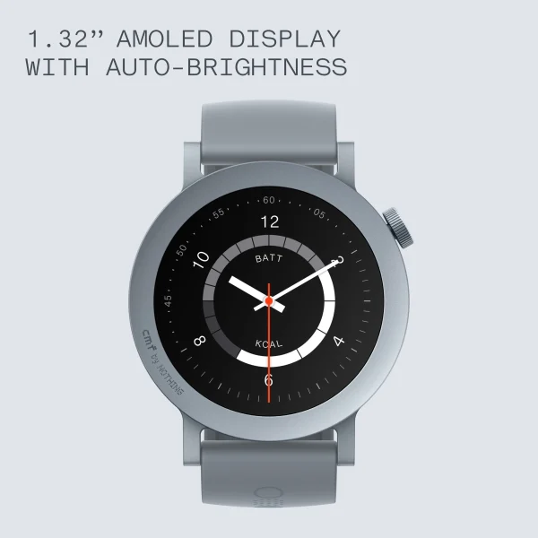 CMF by Nothing Watch Pro 2 Smartwatch, Touch Screen, Display Size - 33.5 mm, Ash Grey Strap - Image 3