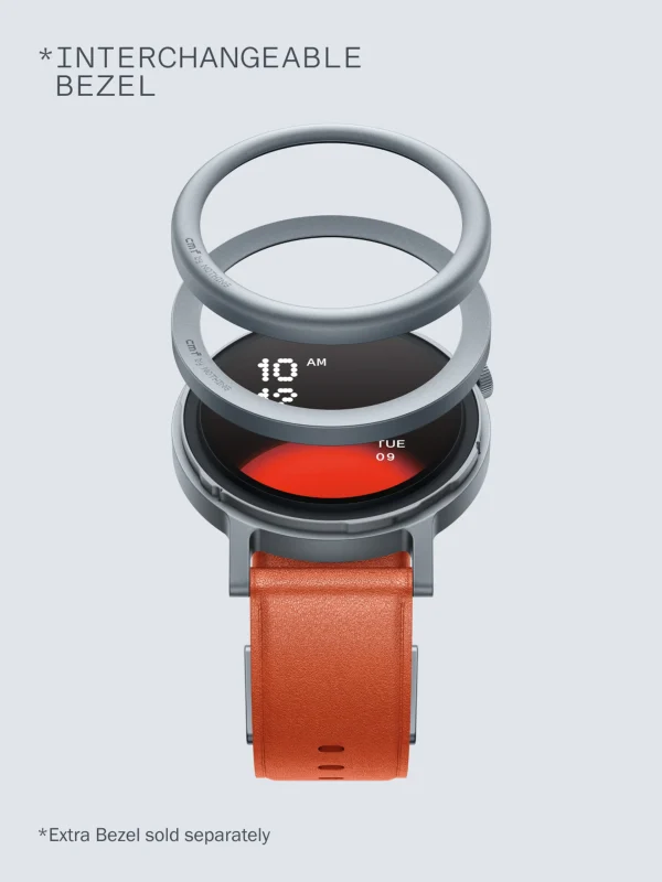 CMF by Nothing Watch Pro 2 Smartwatch, Touch Screen, Display Size - 33.5 mm, Orange Strap - Image 2