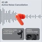 CMF by Nothing Buds 2a, 42 dB ANC, 12.4mm Driver, Dirac-tuned, Ultra Bass Tech, 35.5 hrs Bluetooth Headset, Dark Grey - Image 6