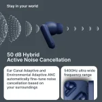CMF by Nothing Buds 2 Plus with 50dB Hybrid ANC, Hi-Res + LDAC, Spatial Audio, 6HD Mic, 61.5Hrs Bluetooth Headset, Light Grey - Image 7