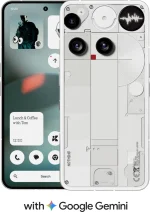 Nothing Phone 3, 12 GB RAM, 256 GB, 8s Gen 4 Mobile Platform | Octa Core Processor, 50MP + 50MP + 50MP Rear Camera, 5500 mAh Battery, White