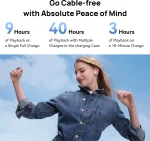Huawei FreeBuds SE 2, 40-Hour Battery Life, Compact and Comfortable to Grip, 3 Hours of Music Playback on a 10-Minute Charge, IP54 Dust & Splash Resistance, Robust Bluetooth 5.3 Connections, Black - Image 6