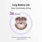 Huawei Freeclip,Open-ear design,AI Clear Call,Long Battery Life,Dual-Device Connections Bluetooth Headset, Rose Gold - Image 5
