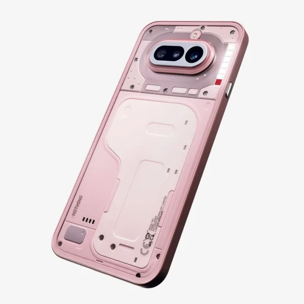 Nothing Phone 4a, 8GB Ram, 128GB Storage, Snapdragon 7s Gen 4 | Octa Core Processor, 50MP + 50MP + 8MP Rear Camera, Pink - Image 3