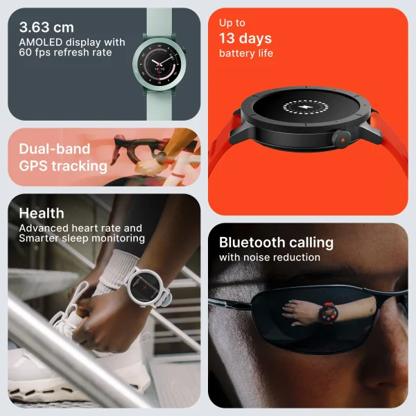 CMF by Nothing Watch 3 Pro, 1.43 AMOLED, 13 Day Battery, Dual-band GPS, Advance Heart+Sleep Monitor Smartwatch, Light Grey Strap - Image 5