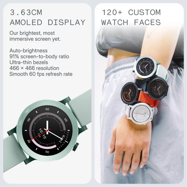 CMF by Nothing Watch 3 Pro, 1.43 AMOLED, 13 Day Battery, Dual-band GPS, Advance Heart+Sleep Monitor Smartwatch, Light Grey Strap - Image 9