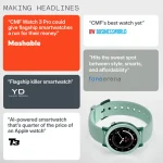 CMF by Nothing Watch 3 Pro, 1.43 AMOLED, 13 Day Battery, Dual-band GPS, Advance Heart+Sleep Monitor Smartwatch, Light Grey Strap - Image 4