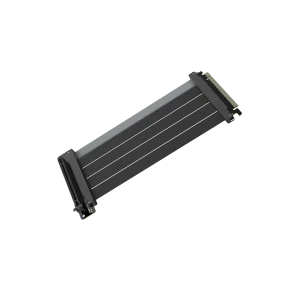 Cooler Master RISER CABLE PCIE 5.0 X16 200MM, PCIe 5.0 Compatible, Gold-plated Pin Connections, Black, MCA-U000C-KPCI50-200