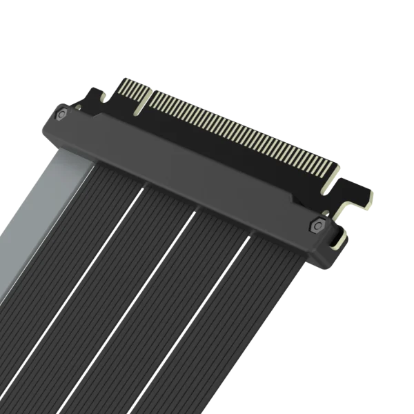 Cooler Master RISER CABLE PCIE 5.0 X16 200MM, PCIe 5.0 Compatible, Gold-plated Pin Connections, Black, MCA-U000C-KPCI50-200 - Image 2